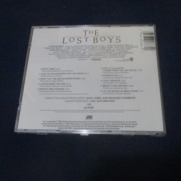 The Lost Boys Original Motion Picture (CD, 1989, Various Artists) - Picture 3 of 3